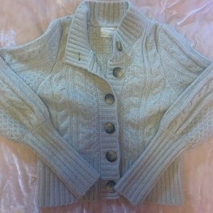 Urban Outfitters Grey Cropped Cardigan​